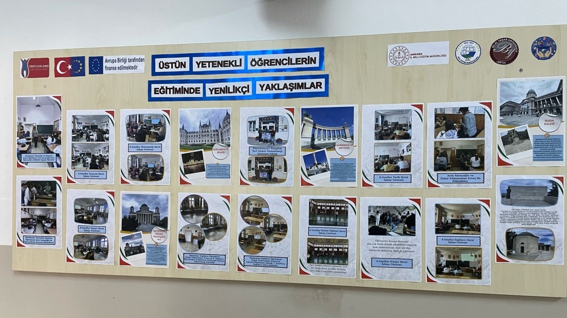 Projemizin okul panosu hazırlandı